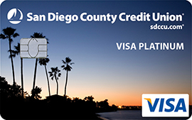SDCCU Visa Platinum with Fly Miles Plus®